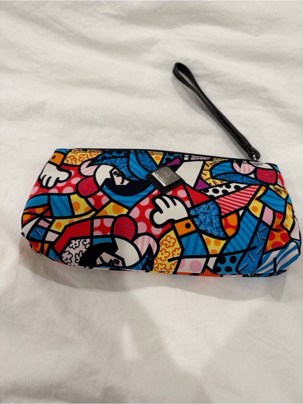 Donald J Pliner Wristlet Clutch by Multicolor. Comes with dust bag